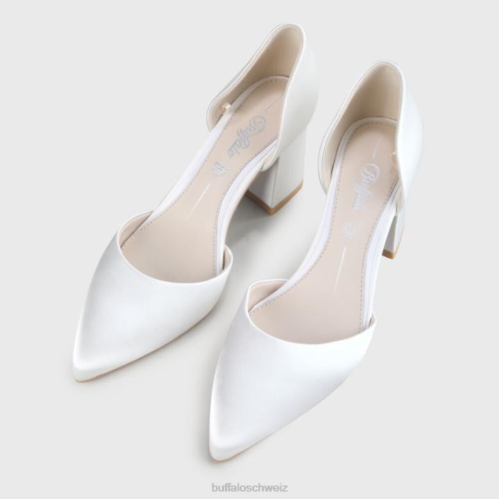 Buffalo Flora-Pumpe 846Z671 Elfenbein|Absätze