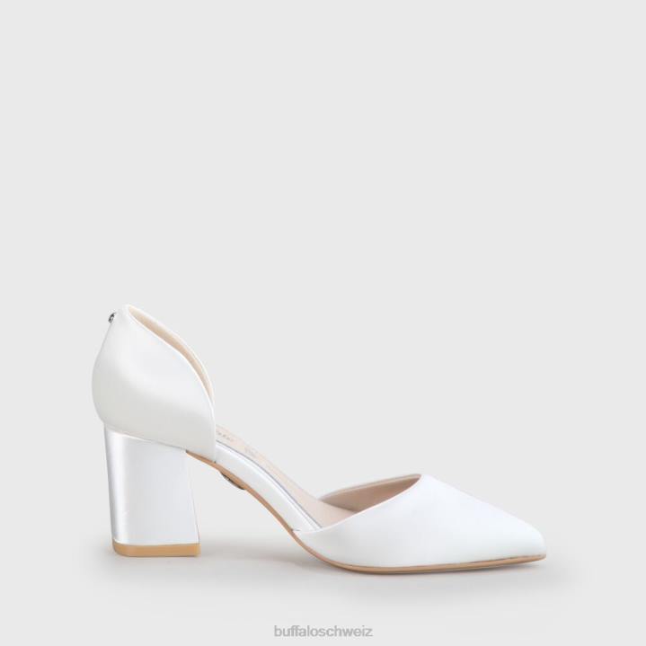 Buffalo Flora-Pumpe 846Z671 Elfenbein|Absätze
