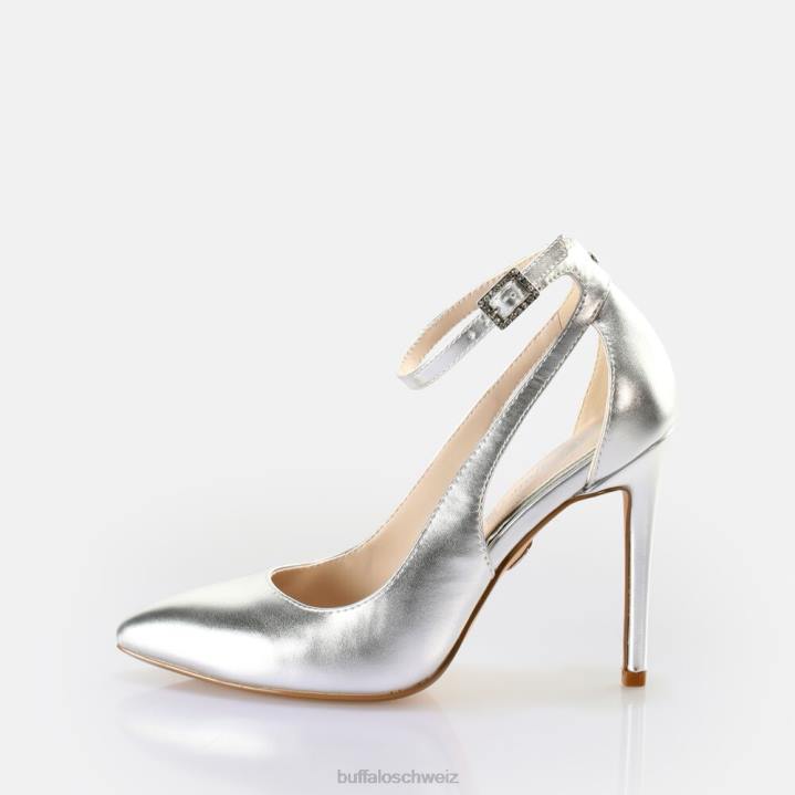 Buffalo Juliet Sling Pump Pump vegan 846Z813 Silber|Absätze