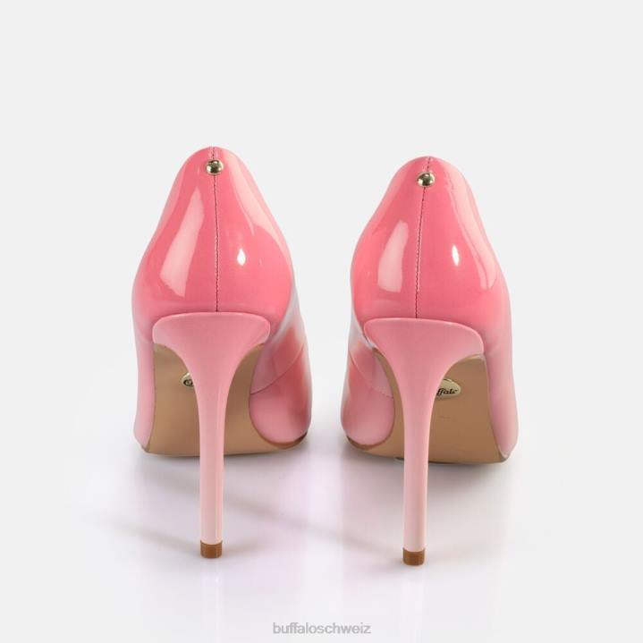 Buffalo Juliette Farbverlaufspumps vegan 846Z554 weiß-roter Farbverlauf|Absätze