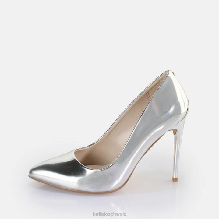 Buffalo Juliette Pump vegan 846Z396 Silber|Absätze