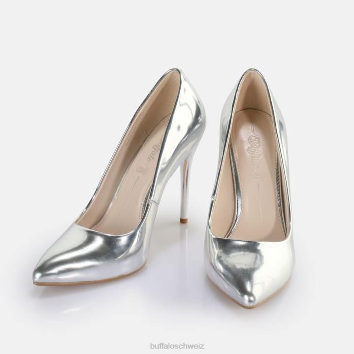 Buffalo Juliette Pump vegan 846Z396 Silber|Absätze