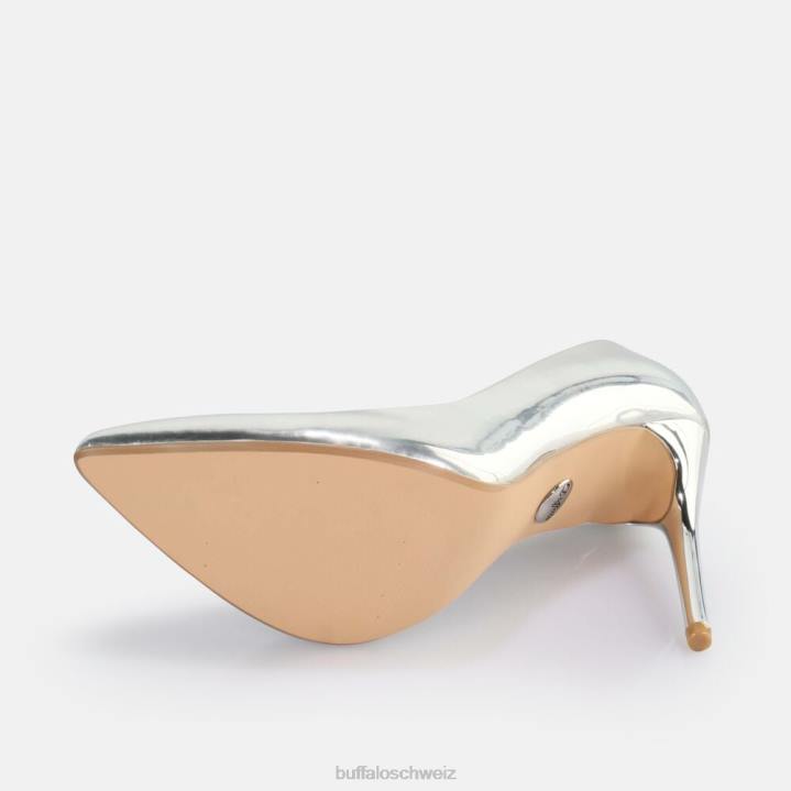Buffalo Juliette Pump vegan 846Z396 Silber|Absätze