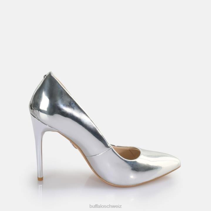 Buffalo Juliette Pump vegan 846Z396 Silber|Absätze