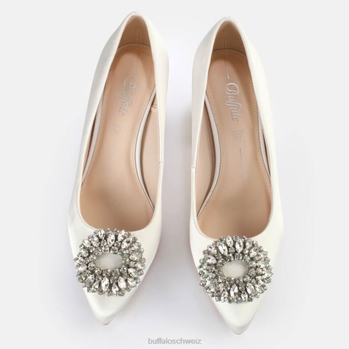 Buffalo Robyn Glam-Sandalen mit Absatz 846Z276 Elfenbein|Absätze