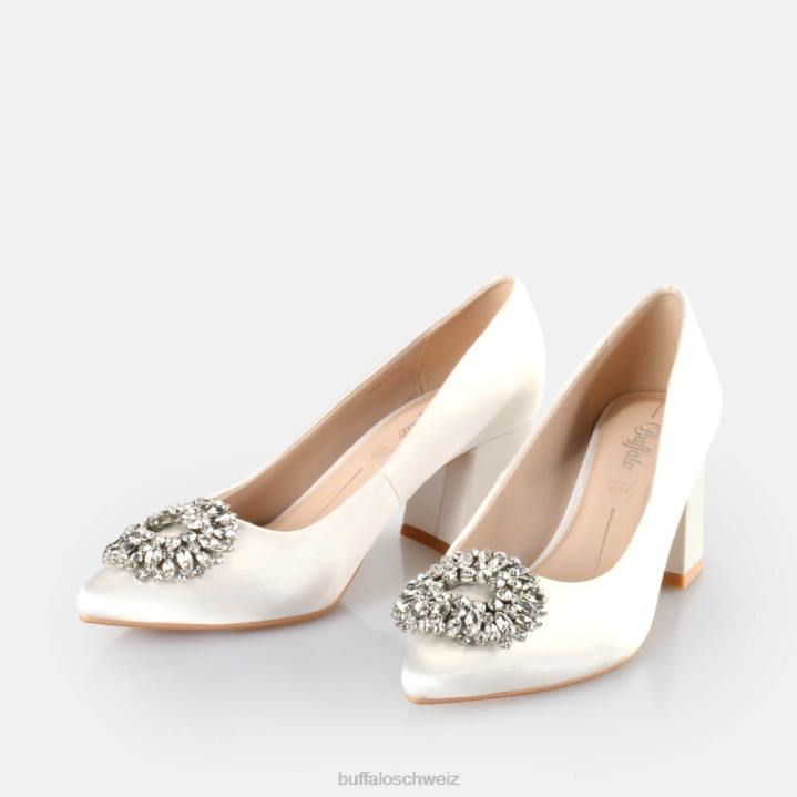 Buffalo Robyn Glam-Sandalen mit Absatz 846Z276 Elfenbein|Absätze
