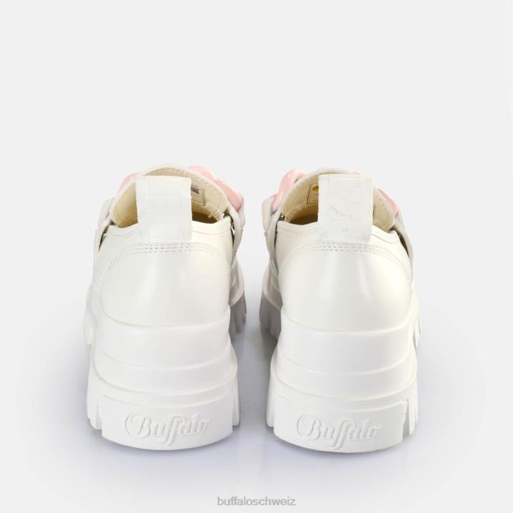 Buffalo Aspha Chain Loafer vegan 846Z597 Weiss|Slipper