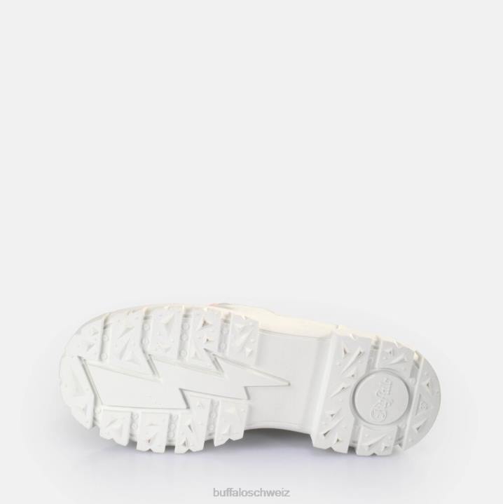 Buffalo Aspha Chain Loafer vegan 846Z597 Weiss|Slipper