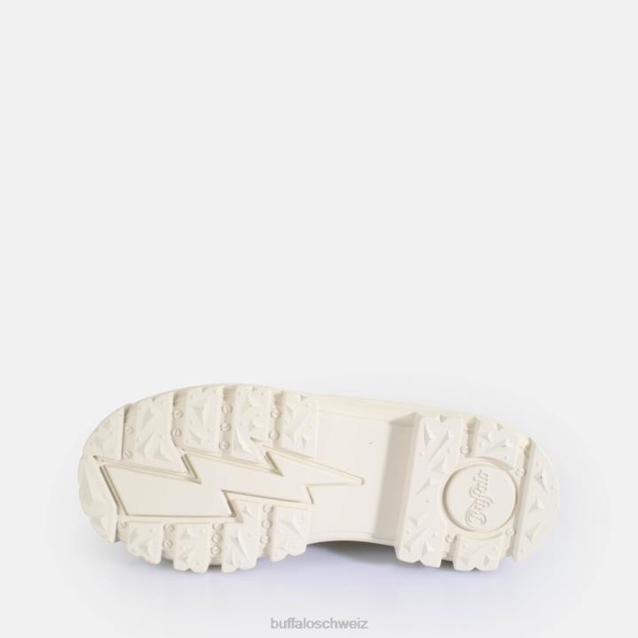 Buffalo Aspha Clog 01 Slipper vegan 846Z254 Elfenbein|Slipper