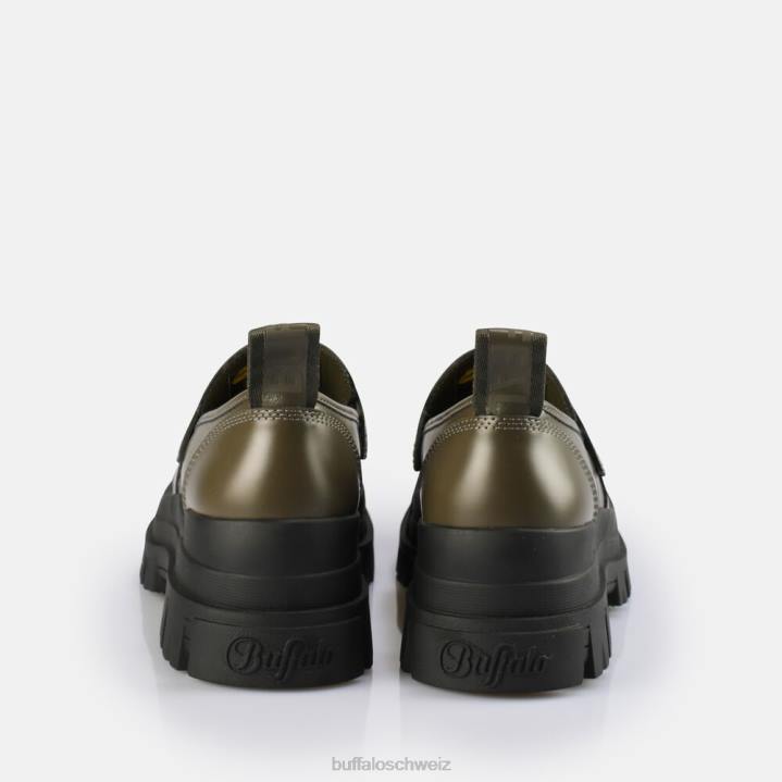 Buffalo Aspha Loafer vegan 846Z241 khaki|Slipper