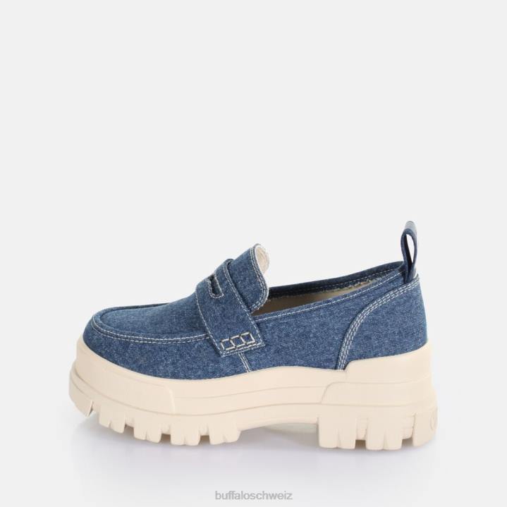 Buffalo Aspha Loafer vegan 846Z243 Schwarz|Slipper