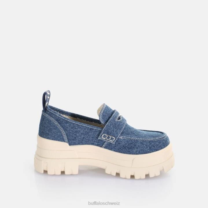 Buffalo Aspha Loafer vegan 846Z243 Schwarz|Slipper