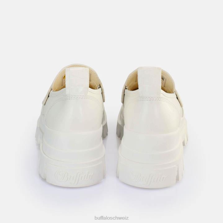 Buffalo Aspha Loafer vegan 846Z664 Weiss|Slipper