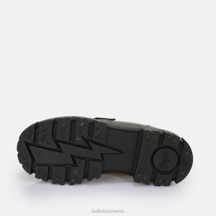 Buffalo Aspha Loafer warmer Loafer vegan 846Z709 Schwarz|Slipper