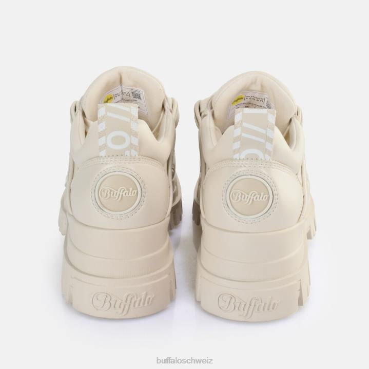 Buffalo Aspha NC Lace Lo Loafer vegan 846Z643 Creme|Slipper