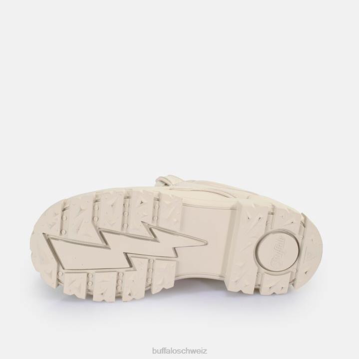 Buffalo Aspha NC Lace Lo Loafer vegan 846Z643 Creme|Slipper