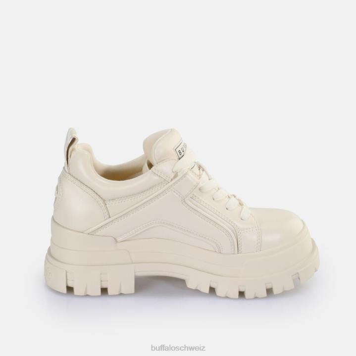 Buffalo Aspha NC Lace Lo Loafer vegan 846Z643 Creme|Slipper