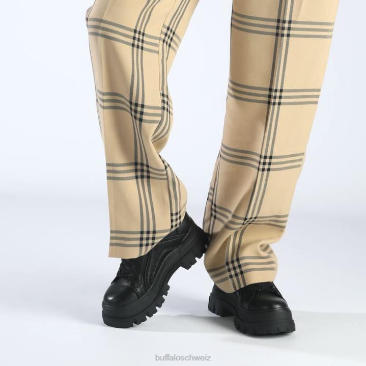 Buffalo Aspha NC Lace Lo Loafer vegan 846Z644 Schwarz|Slipper