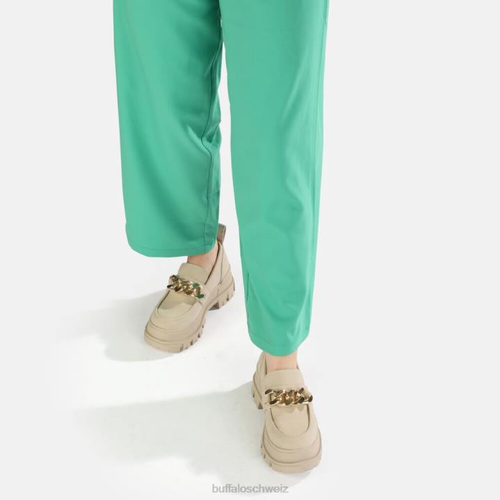 Buffalo aspha Loafer-Kette vegan 846Z595 Creme|Slipper