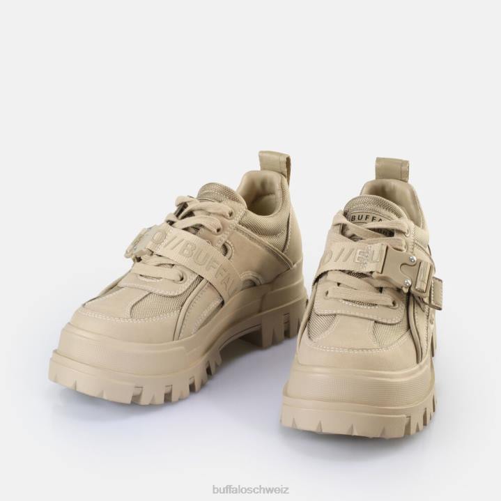 Buffalo aspha com lo Loafers vegan 846Z499 Creme|Slipper