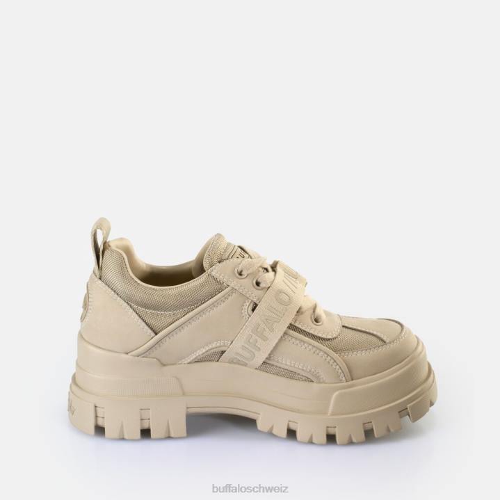 Buffalo aspha com lo Loafers vegan 846Z499 Creme|Slipper