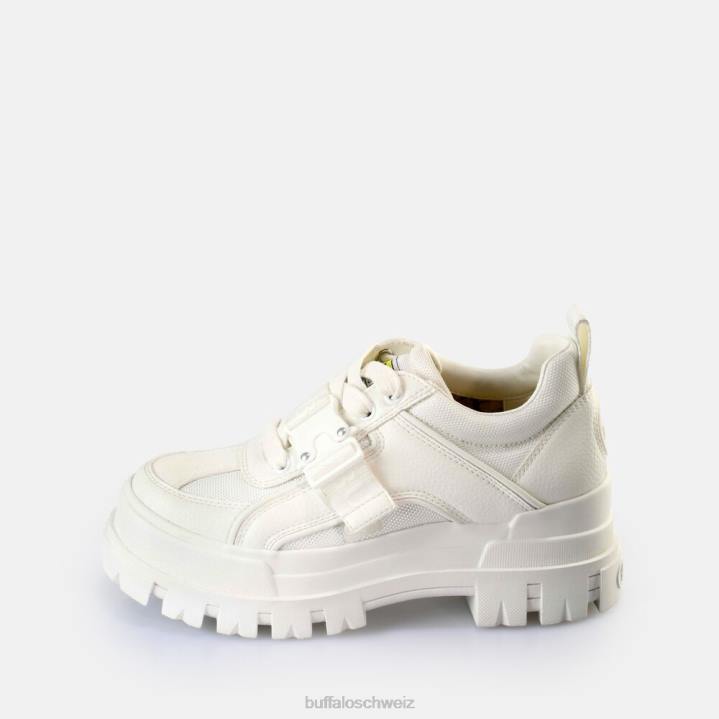 Buffalo aspha com lo Loafers vegan 846Z500 Weiss|Slipper