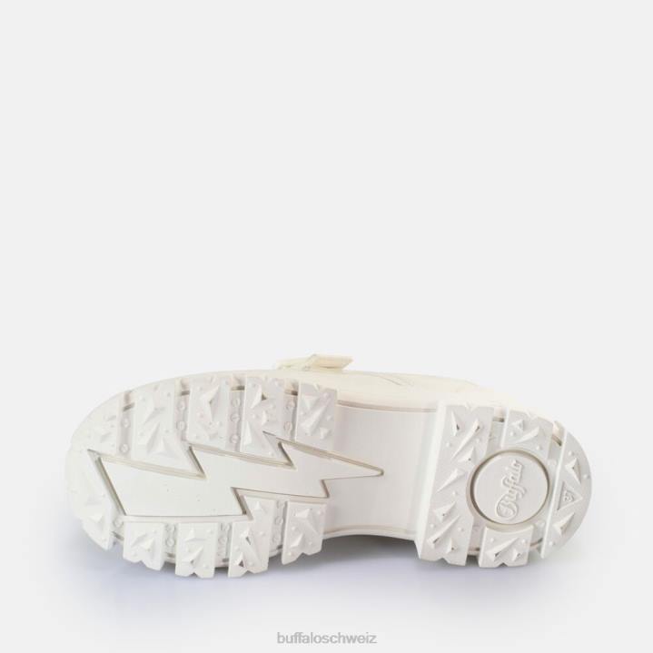 Buffalo aspha com lo Loafers vegan 846Z500 Weiss|Slipper