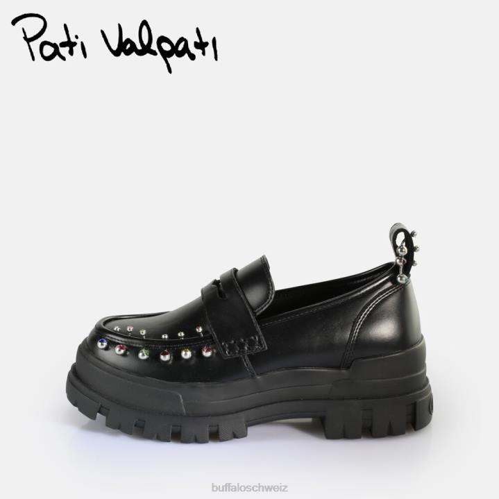 Buffalo x pati valpati der niedrige 846Z751 Schwarz|Slipper