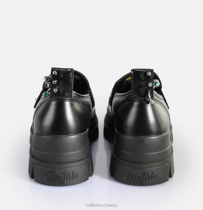 Buffalo x pati valpati der niedrige 846Z751 Schwarz|Slipper