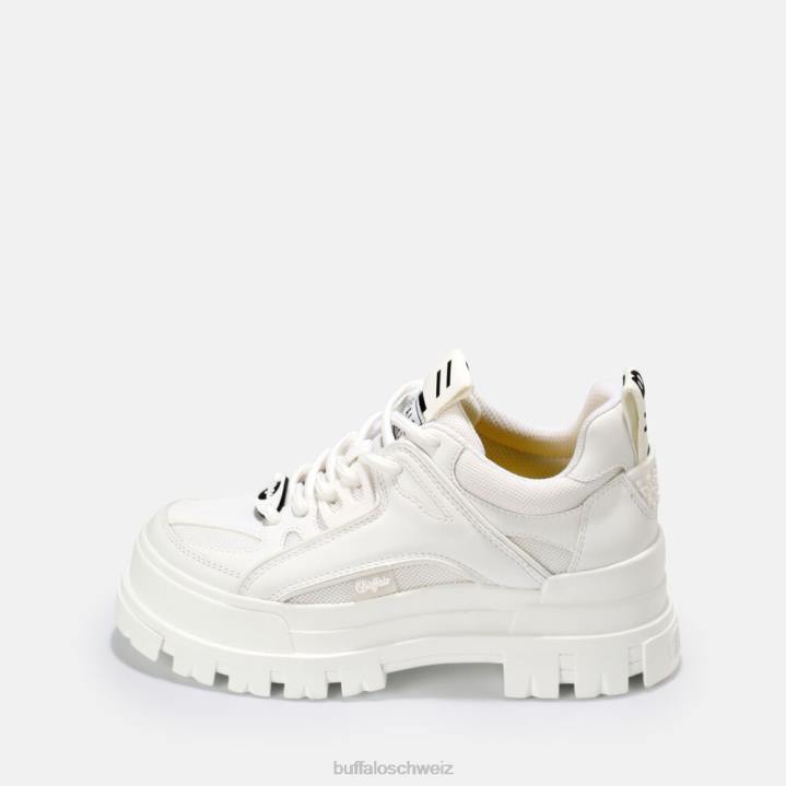 Buffalo Aspha Hyb Sneaker vegan 846Z638 Weiss|Turnschuhe