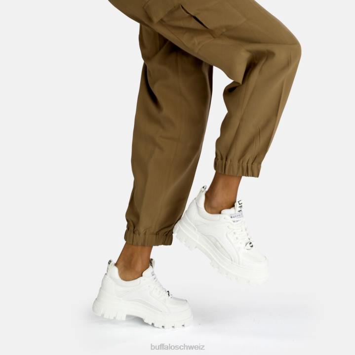 Buffalo Aspha Hyb Sneaker vegan 846Z638 Weiss|Turnschuhe
