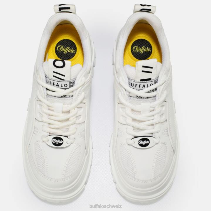 Buffalo Aspha Hyb Sneaker vegan 846Z638 Weiss|Turnschuhe