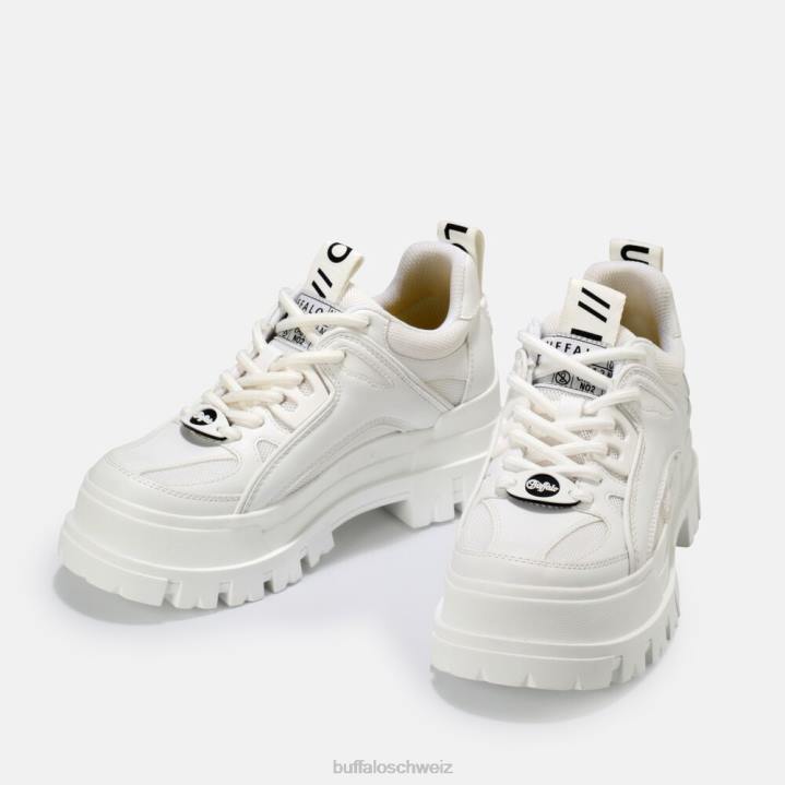 Buffalo Aspha Hyb Sneaker vegan 846Z638 Weiss|Turnschuhe