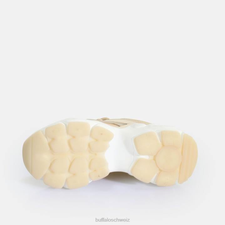 Buffalo Binary C Sneaker Low vegan 846Z402 Creme|Turnschuhe
