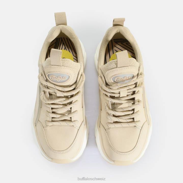 Buffalo Binary C Sneaker Low vegan 846Z402 Creme|Turnschuhe