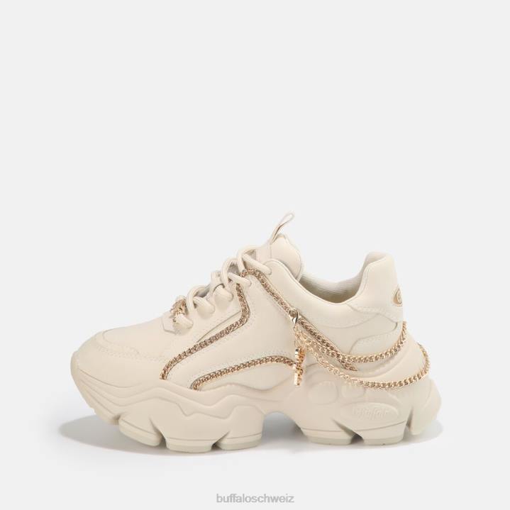 Buffalo Binary Chain 2.0 Sneaker vegan 846Z424 beige/gold|Turnschuhe