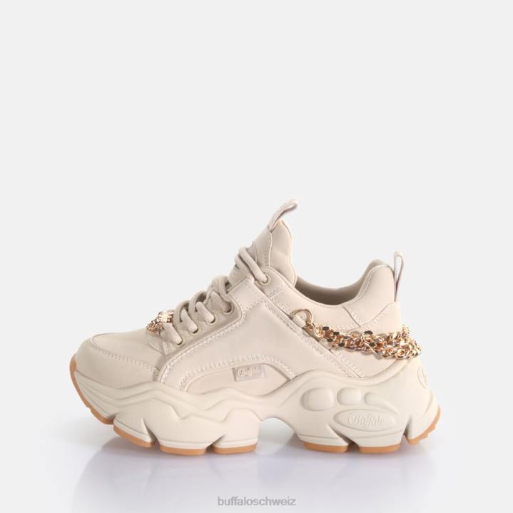 Buffalo Binary Chain 3.0 Trainer Low Vegan 846Z419 creme/gold|Turnschuhe