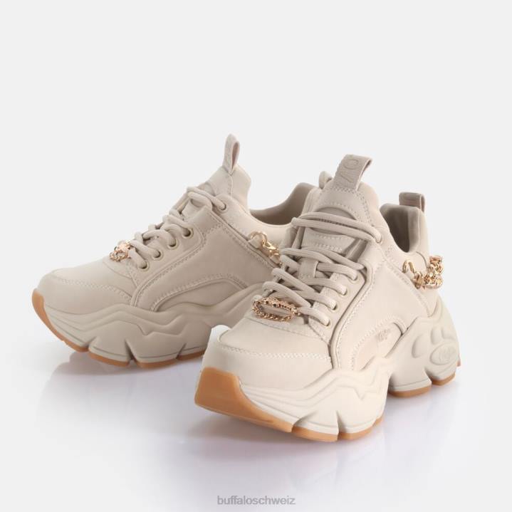 Buffalo Binary Chain 3.0 Trainer Low Vegan 846Z419 creme/gold|Turnschuhe