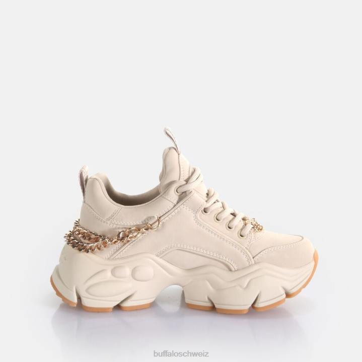 Buffalo Binary Chain 3.0 Trainer Low Vegan 846Z419 creme/gold|Turnschuhe