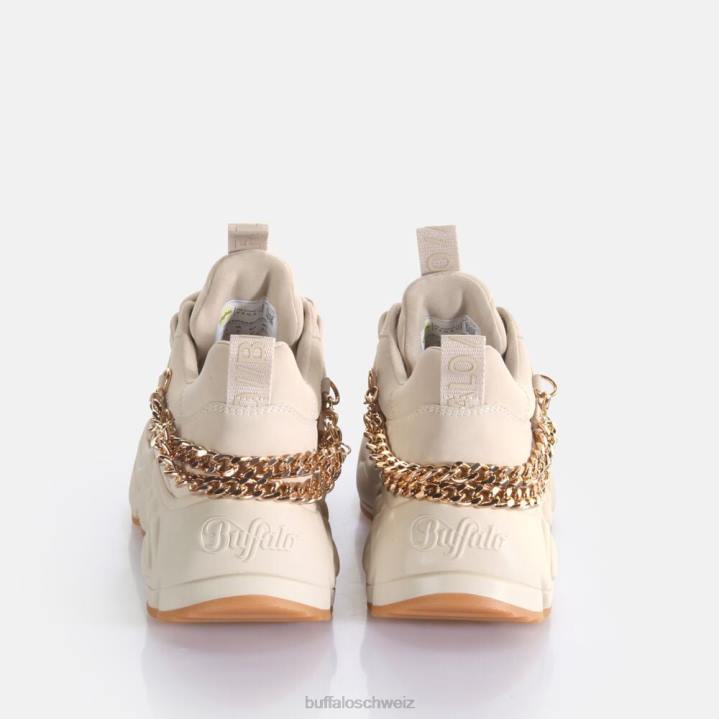 Buffalo Binary Chain 3.0 Trainer Low Vegan 846Z419 creme/gold|Turnschuhe