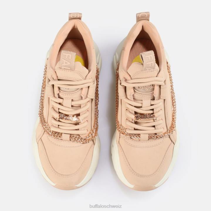 Buffalo Binary Chain Sneaker Low vegan 846Z349 Rosa|Turnschuhe