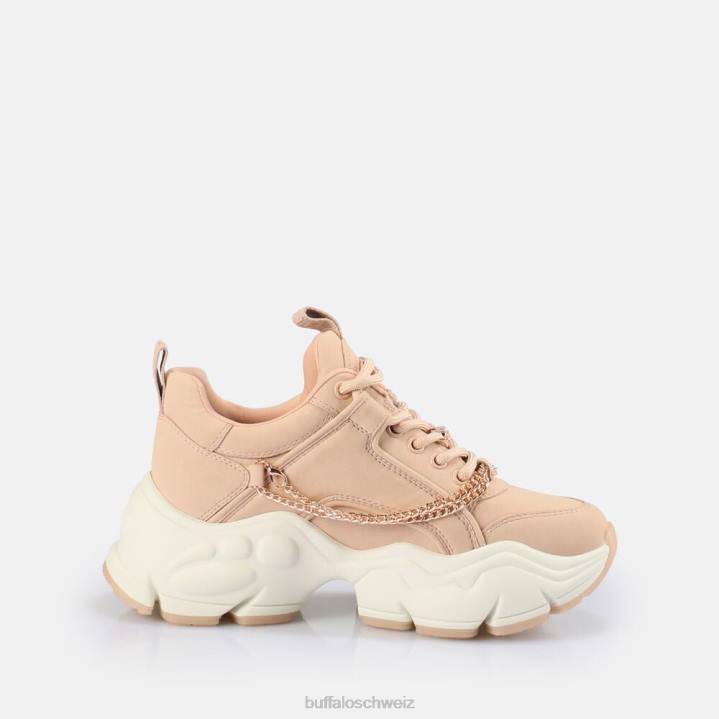 Buffalo Binary Chain Sneaker Low vegan 846Z349 Rosa|Turnschuhe
