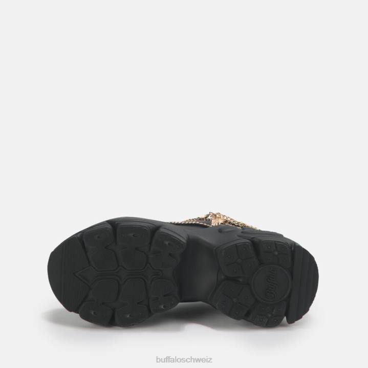 Buffalo Binary Chain Sneaker Low vegan 846Z423 Schwarz|Turnschuhe