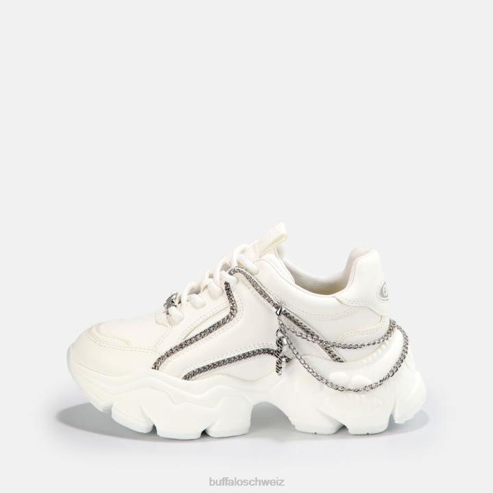 Buffalo Binary Chain Sneaker Low vegan 846Z790 Weiss|Turnschuhe