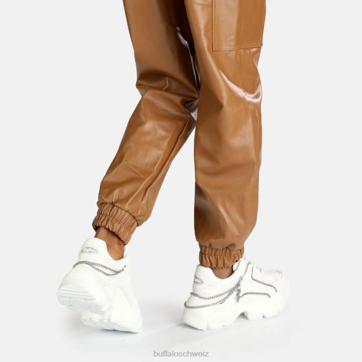 Buffalo Binary Chain Sneaker Low vegan 846Z790 Weiss|Turnschuhe