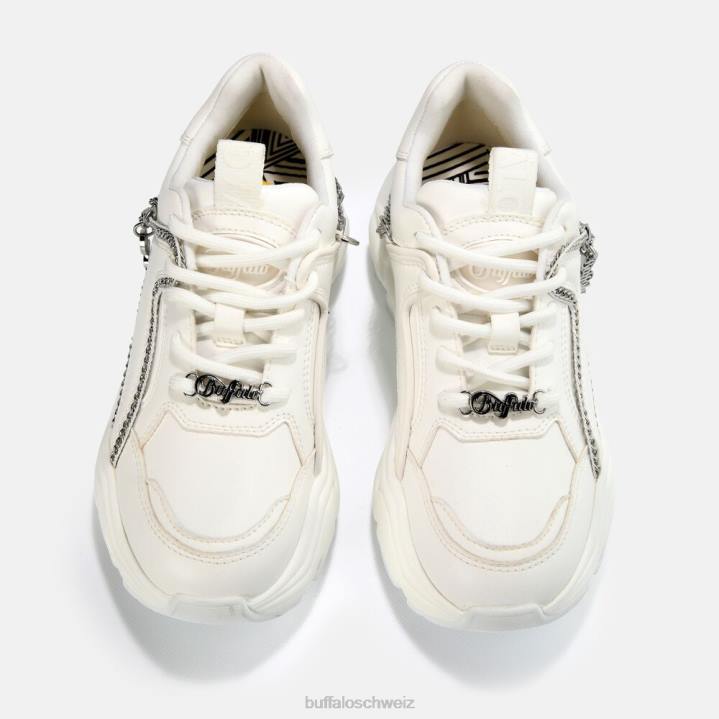 Buffalo Binary Chain Sneaker Low vegan 846Z790 Weiss|Turnschuhe
