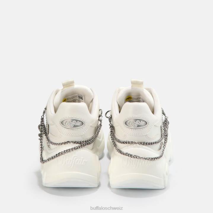 Buffalo Binary Chain Sneaker Low vegan 846Z790 Weiss|Turnschuhe