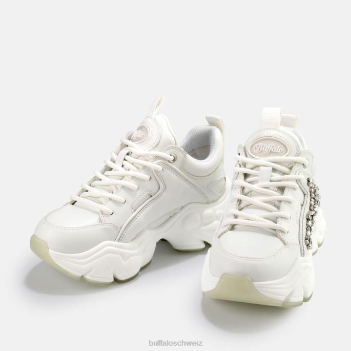 Buffalo Binary Lux Sneaker vegan 846Z552 Weiss|Turnschuhe