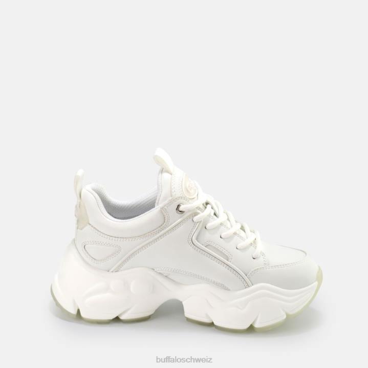 Buffalo Binary Lux Sneaker vegan 846Z552 Weiss|Turnschuhe