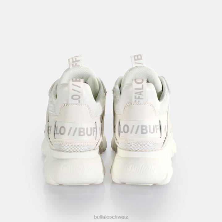 Buffalo CLD Chai Low Sneaker vegan 846Z75 dreifach weiß|Turnschuhe